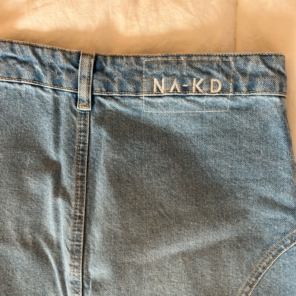 Light Blue Denim Maxi Skirt - Picture 7 of 15